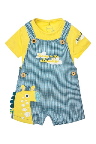 T-shirt en Tuinshort  - Geel