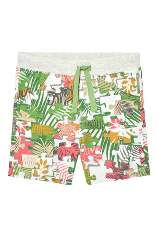 Bermuda  - Wit en multicolor