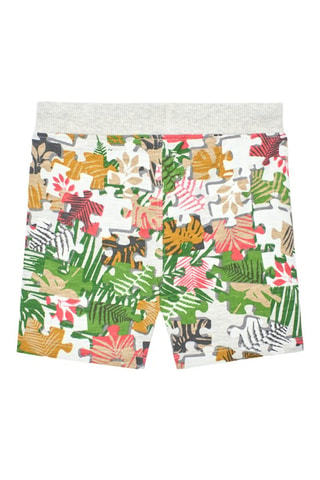 Bermuda  - Wit en multicolor