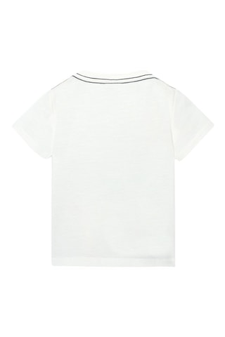 T-shirt  - Wit en multicolor
