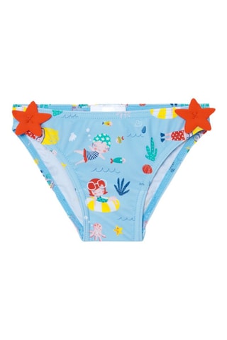 Bikinibroekje  - Blauw en multicolor