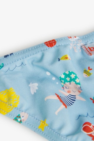 Bikinibroekje  - Blauw en multicolor