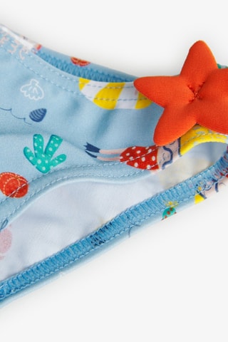 Bikinibroekje  - Blauw en multicolor