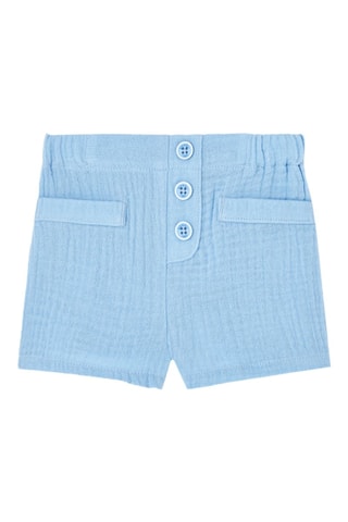 Overhemd en Short   - Wit en blauw