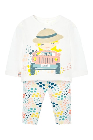 T-shirt en Broek  - Wit