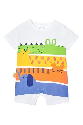 Kruippakje  - Wit en multicolor