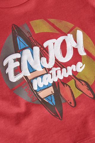 T-shirt  - Rood