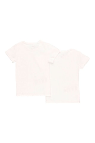 2 T-shirts  - Wit