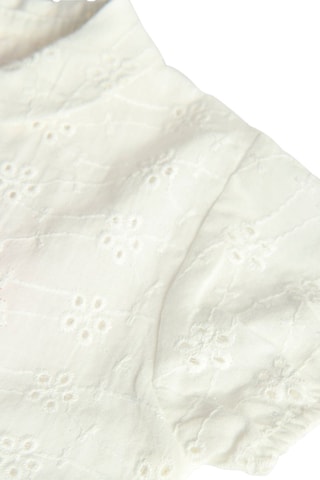 Blouse met Engelse borduursels  - Wit