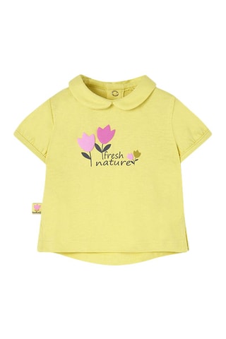T-shirt en Broek  - Geel en wit