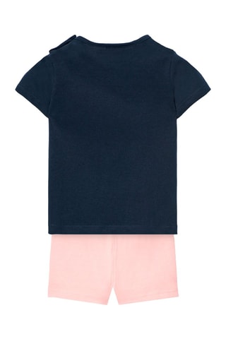 T-shirt en Short - Marineblauw