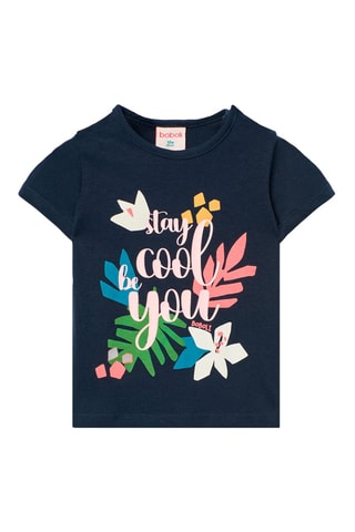 T-shirt en Short - Marineblauw