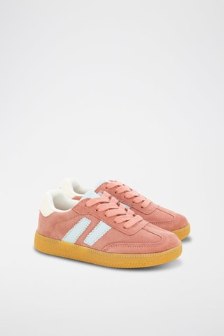 Sapatilhas em nobuck - Rosa-velho
