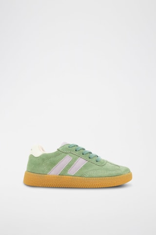 Sapatilhas em nobuck - Verde-claro