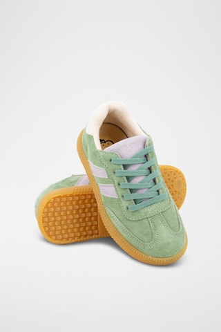 Sapatilhas em nobuck - Verde-claro