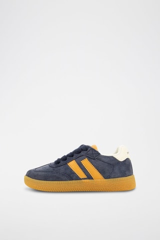 Sapatilhas em nobuck - Azul-marinho