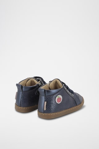 Botins em couro Bouba Zip Blank - Azul