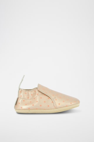 Chinelos de quarto em couro Doudou Star - Rosa