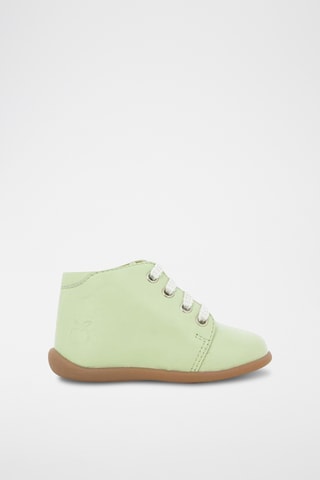 Botins em couro Stand-Up - Verde-claro
