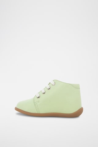 Botins em couro Stand-Up - Verde-claro
