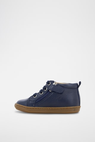 Botins em couro Bouba Zip Lace - Azul-marinho