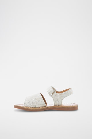 Sandálias em couro Plage Stitch Easy - Branco