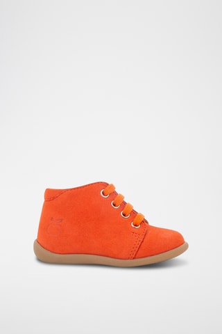 Botins em couro Stand-Up - Laranja