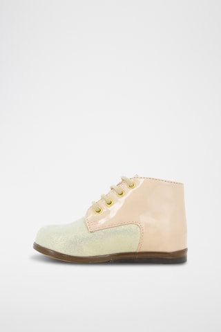 Botins em couro Zeus Derby  - Rosa
