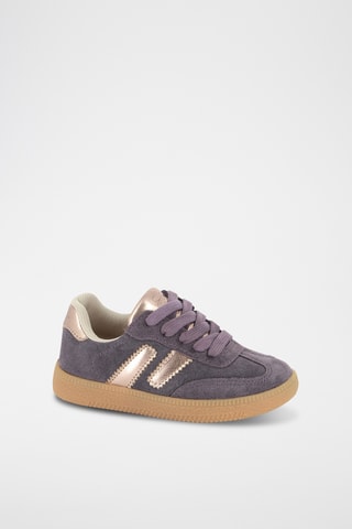 Sapatilhas em couro Yuzu Lace - Violeta