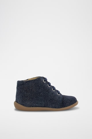 Botins em couro Stand-Up - Azul