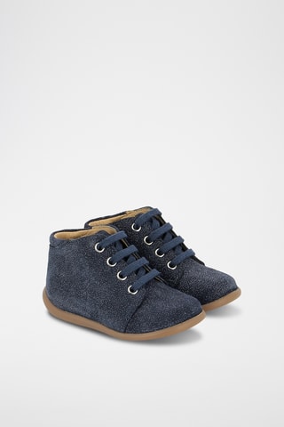 Botins em couro Stand-Up - Azul