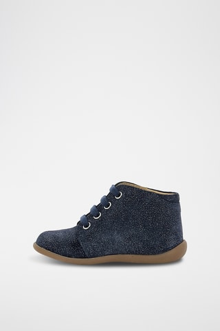 Botins em couro Stand-Up - Azul