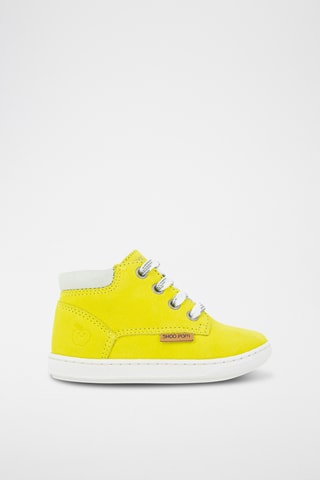 Botins em couro Bouba Zip Desert - Amarelo