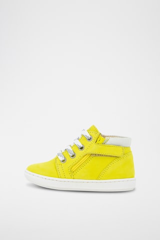 Botins em couro Bouba Zip Desert - Amarelo