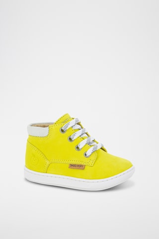 Botins em couro Bouba Zip Desert - Amarelo
