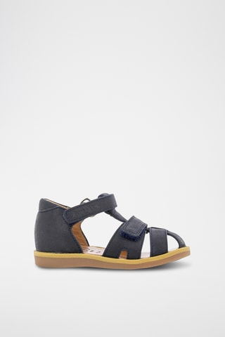 Sandales en cuir Poppy Boy Strap - Bleu