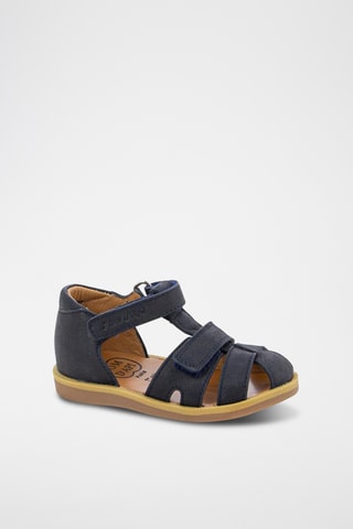 Sandales en cuir Poppy Boy Strap - Bleu