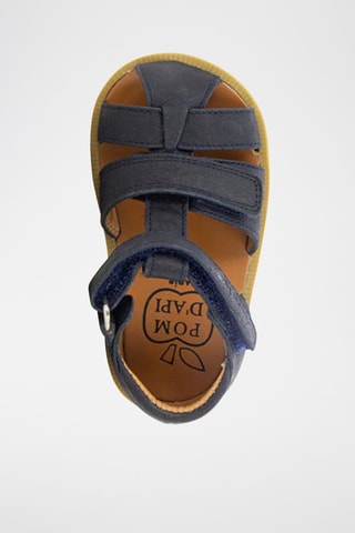Sandales en cuir Poppy Boy Strap - Bleu