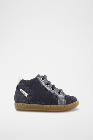 Botins em couro Bouba Zip Box - Azul