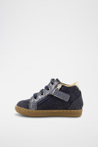 Botins em couro Bouba Zip Box - Azul