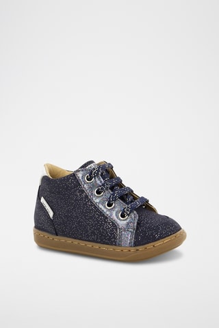 Botins em couro Bouba Zip Box - Azul