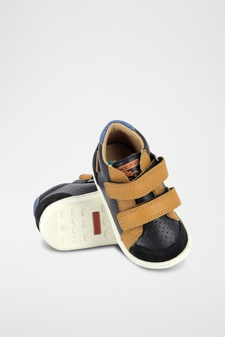 Sapatilhas subidas em couro Bouba Box Easy - Preto