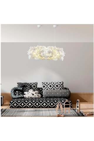 Candeeiro suspenso Serene Branco