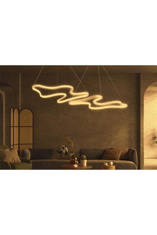 Candeeiro suspenso LED - Branco - 40-60 W