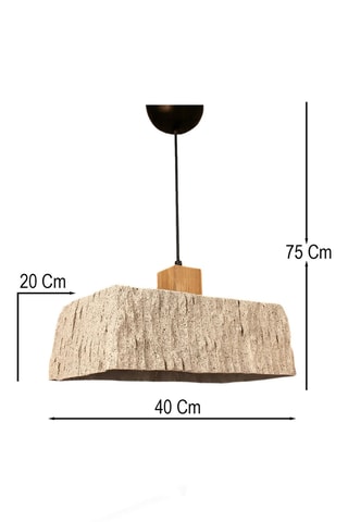 Lampadario - Grigio - 40 W