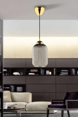 Candeeiro suspenso - Dourado - 40 W