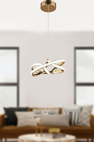 Candeeiro suspenso LED - Dourado