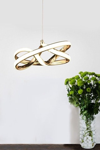 Candeeiro suspenso LED - Dourado