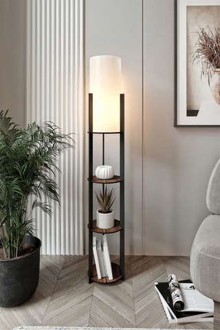 Candeeiro de estante - Preto - 40 W