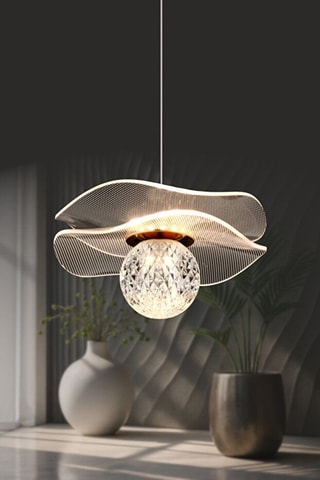 Candeeiro suspenso LED - Branco
